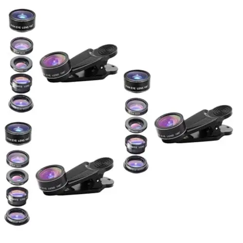 Produktbild: LABRIMP 3 Stück 5 1 Handy-Kamera-Objektiv handykameraobjektiv Phone Camera Lens Phone Lens Superweitwinkelobjektiv Smartphone-Kameraobjektiv Telefonobjektiv Handy Kamera objektiv