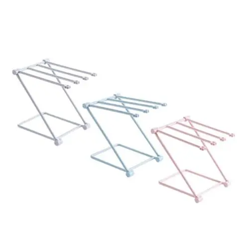 Produktbild: LABRIMP Faltbarer Handtuchhalter Aus Kunststoff Vertikaler Küchentuchhalter Organizer Für Badezimmer Tassenhalter Und Aufbewahrungslösung
