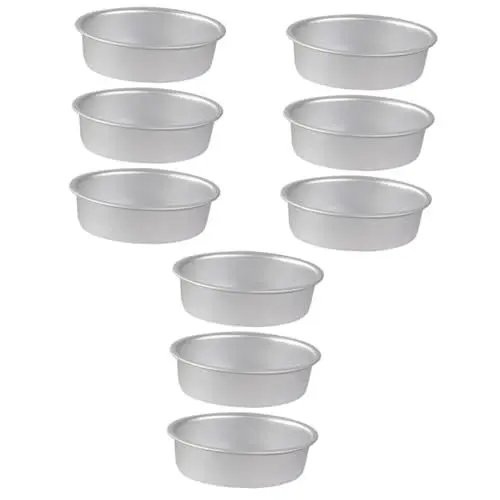 Produktbild: LABRIMP 9stücke Teiliges Ovaler Käsekuchenformen Aus Antihaft-ei-förmige Backformen Für Pudding Und Desserts Für Familienfeiern Und Backanlässe