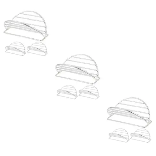 Produktbild: LABRIMP 9 Stk Taco-Stand Taco-Ständerhalter rostfreier Burritos-Ständer Taco-Schalen Taco-Tortillas taco holder Taco Halterung Taco-Rahmen Taco-Halter für die Küche Rostfreier Stahl Silver