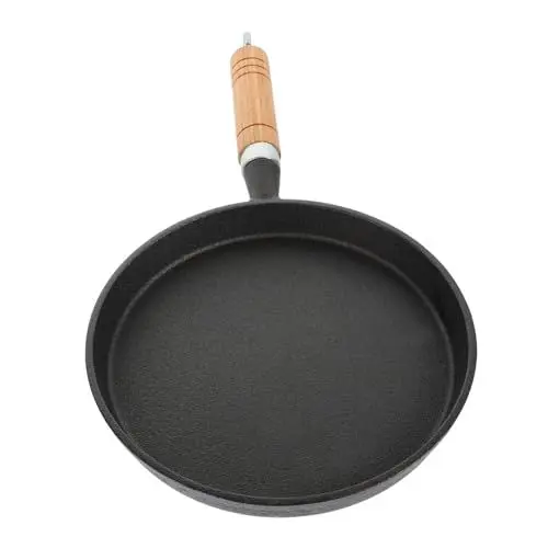 Produktbild: LABRIMP Tortillapfanne Eierpfanne Antihaft Gusseisenpfanne Bratpfanne Crêpe-pfanne Mit Griff Backform Tragbar Für Zuhause