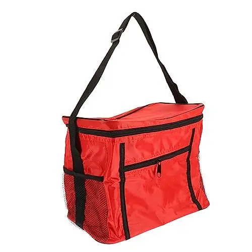 Produktbild: LABRIMP Picknicktasche Aus Oxford-stoff Isolierte Lebensmittel-liefertasche Mit Griff Kühltasche Für Mahlzeiten Tragbare Haushaltstasche
