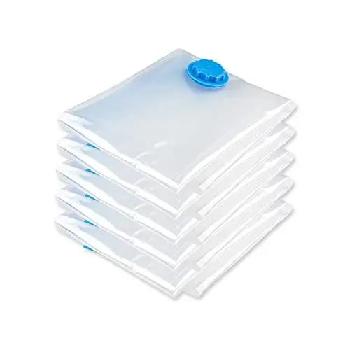 Produktbild: LABRIMP Faltbarer Aufbewahrungsbeutel Für Unters Bett 50 X 60 Cm Wiederverwendbar Vakuum-kompressionsbeutel Für Decken Und Bettdecken