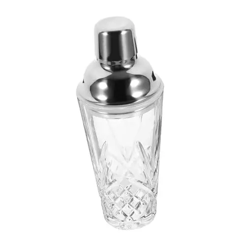 Produktbild: LABRIMP Cocktailshaker Aus Glas Mit Deckel Getränkeshaker Für Bar Und Küche Mixbecher Aus Glas Für Cocktails Und Getränke