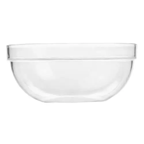 Produktbild: LABRIMP Transparente Wiederverwendbare Salatschüssel Multifunktionale Dessertschale Große Servierschüssel Für Obst Und Snacks Elegante Schüssel Für Partys Und Alltag Mittlere