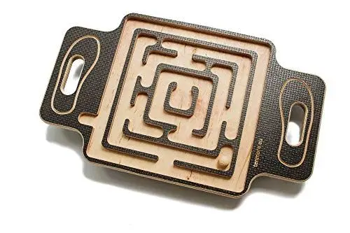 Produktbild: Labyrinth Balance Board, Wackellabyrinth - Geschenk für Fitness-Liebhaber, Party Labyrinth Spiel für Zuhause Physikalische Übung - Stabilitätsscheibe für Fitness Yoga Training