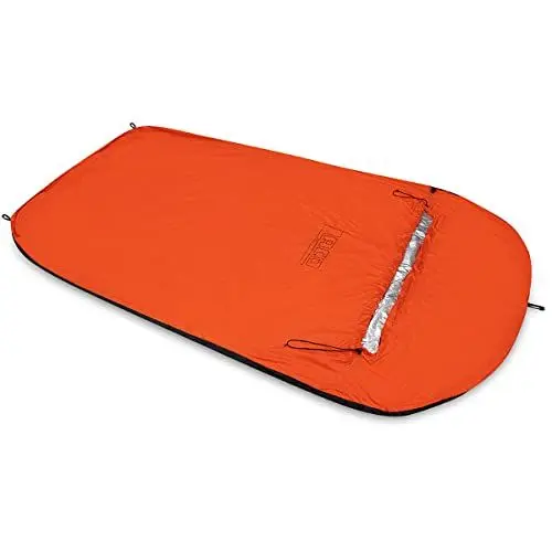 Produktbild: LACD Unisex – Erwachsene Bivy Bag B II WP Breathable Schlafsäcke, Orange-Grau, 25x10cm