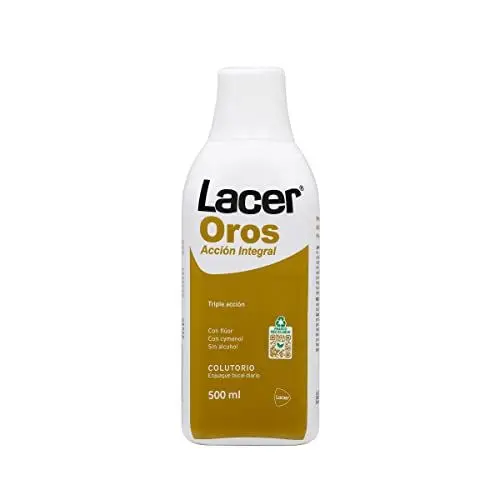 Produktbild: Lacer GOLD LACER MOUTHWASH 500ML - Langlebigkeit und Qualität - Unflavored - 1 x 500ml