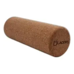 Produktbild: Lacers PetrolLine Faszien Rolle Kork – Natürliche Premium Korkrolle für Faszientraining, Massage & Fitness – Rutschfest, Stabil & Nachhaltig – Ideal für Yoga & Pilates | Massageroller | Yoga Zubehör
