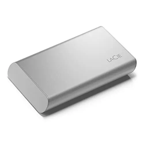 Produktbild: LaCie Portable SSD, externe SSD 500GB, 2.5 Zoll, Iphone 15 Pro kompatibel, inkl. 3 Jahre Rescue Service, Modellnr.: STKS500400