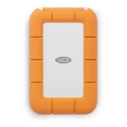 Produktbild: LaCie Rugged Mini externe SSD 500GB, 40 Gb/s, 2.000 MB/s,kompatibel mit PC / Mac / iPad / Thunderbolt 4 u. 3, inkl. Rescue Service (STMF500400)
