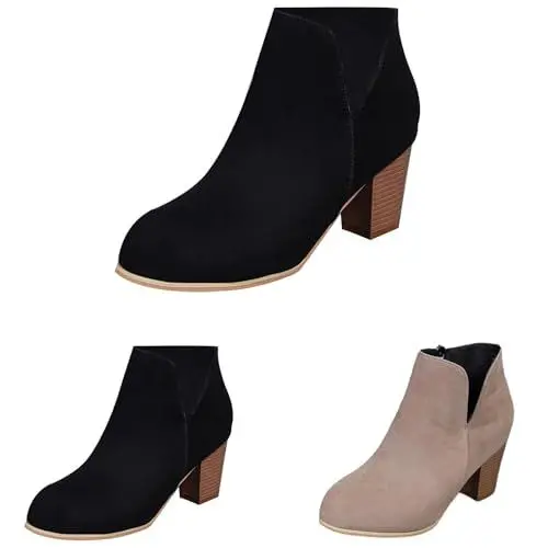 Produktbild: Lack Boots Damen Wiesn Schuhe Damen Blaue Stiefeletten Damen Winterschuhe 38 Gefütterte Winterschuhe Schneestiefel Stiefeletten Damen Absatz Elegant Black Friday Angebote 2024 Jacke Herren