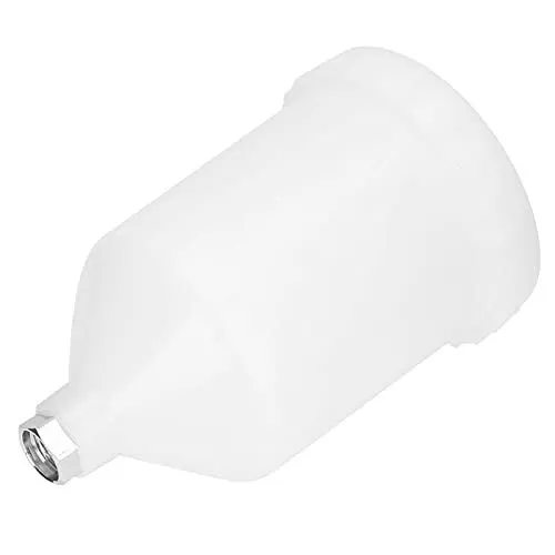 Produktbild: Lackierpistole Becher Hvlp, 600 Ml Spritzpistolentopf Farbbecher Lackierpistole Kunststoffbecher Lackierpistolen Zubehör Farbspritzbecher Ersatz für Autos & Haus Lackierung
