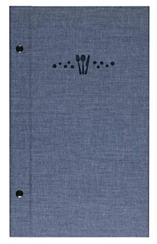 Produktbild: LACOR 28372 Exte Verschraubung Sandro Collection 28372-Menühalter Außenverschraubung und Thermoversiegelung in Blau, 19 x 32 cm, telflex