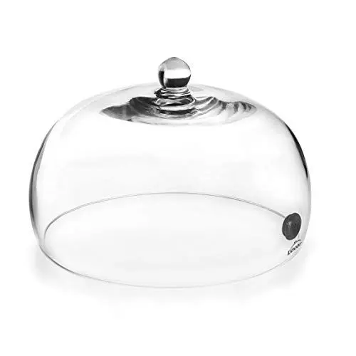 Produktbild: LACOR 61817 | Dunstabzugshaube für Magic Smoker | Glasdeckel mit Ventil | ermöglicht das Eindringen, Dampf und Aromen zum Räuchern und Aromatisieren von Lebensmitteln | Ø 25 x 14 cm, Glas