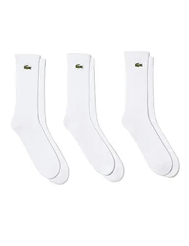 Produktbild: Lacoste Sport Unisex RA4182 Socken, Blanc/Blanc-Blanc, 39/42
