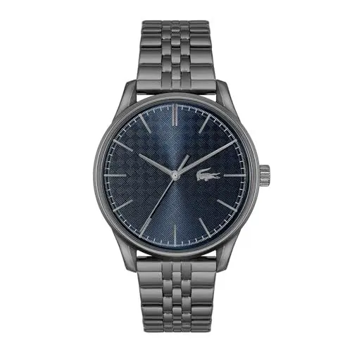 Produktbild: Lacoste Analog Quarzuhr für Herren Kollektion Vienna mit Graues Edelstahlarmband - 2011191