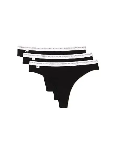 Produktbild: Lacoste Damen 8F1341 G-String, Noir, L