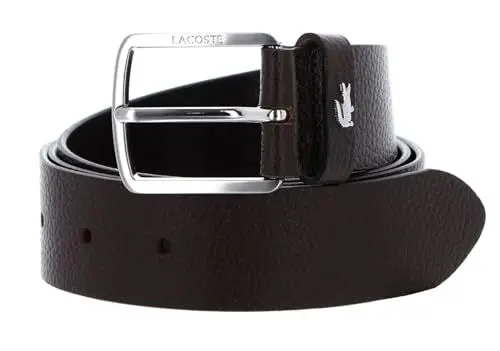 Produktbild: Lacoste Elegance Grained Leather Belt W105 Marron