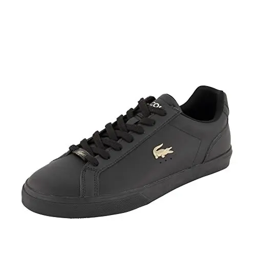 Produktbild: Lacoste Herren Low-Top Sneaker T-Clip 0120 2 SMA, Männer Halbschuhe,schnürschuhe,schnürer,Business,Freizeit,BLK/BLK (02H),42 EU / 8 UK