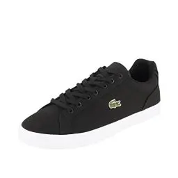 Produktbild: Lacoste Herren Low-Top Sneaker T-Clip 0120 2 SMA, Männer Halbschuhe,schnürschuhe,schnürer,Business,Freizeit,BLK/WHT (312),40 EU / 6.5 UK