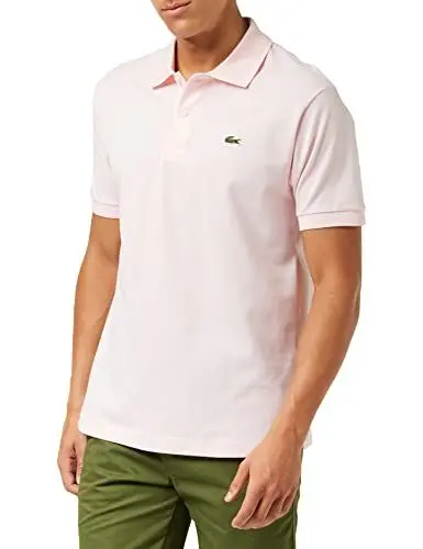 Produktbild: Lacoste Herren Polo-Shirt Kurzarm L1212, Männer Polo-Hemd,2 Knopf,Regular Fit,Violett,10