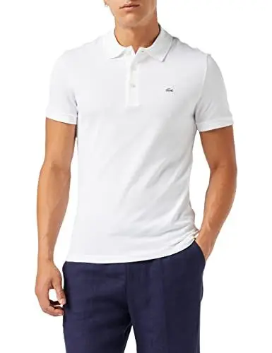 Produktbild: Lacoste Herren Poloshirt, Weiß (Blanc), X-Large (Herstellergröße: 6)