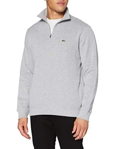 Produktbild: Lacoste Herren SH1927 Sweatshirt, Argent Chine/Noir, XL