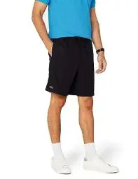 Produktbild: Lacoste Herren Kurze Hose Shorts Jogginghose Sporthose Tennishose Homewear Jogger Shorts, Farbe:Schwarz, Artikel:-031 Black, Größe:L