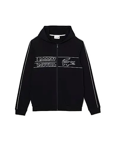Produktbild: Lacoste Herren Sweatshirt SH2585, Männer Pullover,sportlicher Sweater,Logo,Regular Fit,Weiß,L