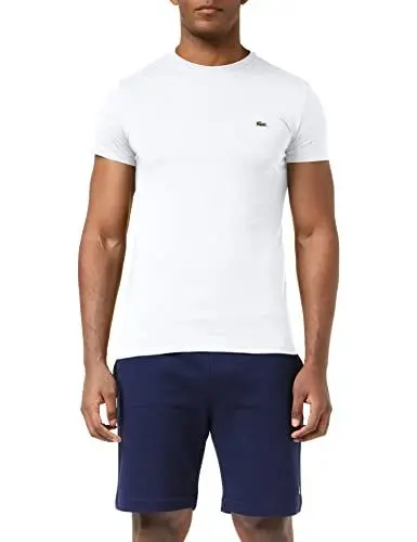 Produktbild: Lacoste Herren T-Shirt Th6709 , Weiß (Blanc) , XXX-Large (Herstellergröße: 8)