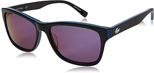 Produktbild: Lacoste Unisex-Erwachsene L683S 006 55 Sonnenbrille, Schwarz (Black/Bluee/Black)