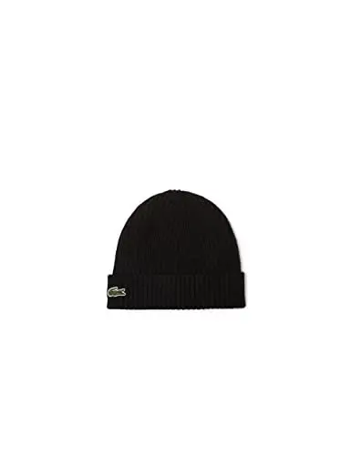 Produktbild: Lacoste Unisex Rb0001 Beanie-Mtze, Schwarz, Einheitsgröße
