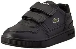 Produktbild: Lacoste Unisex - Kinder Low-Top Sneaker T-Clip 222 1 SUC, Jungen,Mädchen Halbschuhe,Wechselfußbett,Kinderschuhe,SCHWARZ (02H),30 EU / 11.5 UK
