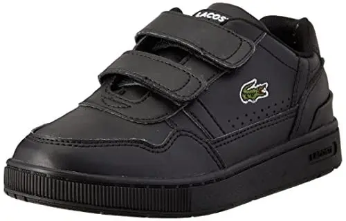 Produktbild: Lacoste Unisex - Kinder Low-Top Sneaker T-Clip 222 1 SUC, Jungen,Mädchen Halbschuhe,Wechselfußbett,Kinderschuhe,SCHWARZ (02H),30 EU / 11.5 UK