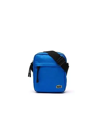 Produktbild: Lacoste Herren Beuteltasche VERTICAL CAMERA BAG, Handtasche,Umhängetasche,Schulterriemen,Tunnelzug,BLAU (M72),Einheitsgröße (One Size)