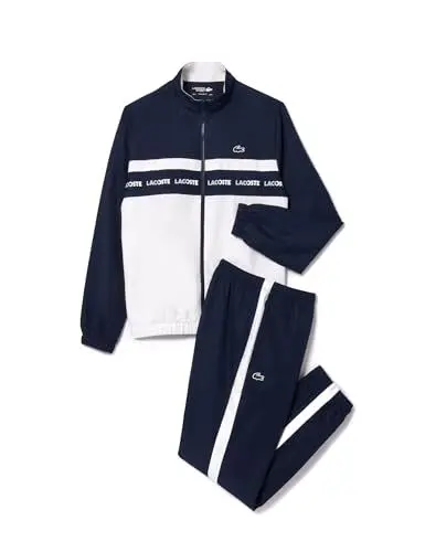 Produktbild: Lacoste-HERREN SPORTANZUG-WH7567-00, Navy Blau/Weiß, M