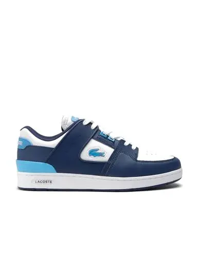 Produktbild: Lacoste Herren Low-Top Sneaker T-Clip 0120 2 SMA, Männer Halbschuhe,schnürschuhe,schnürer,Business,Freizeit,NVY/WHT (92),43 EU / 9 UK