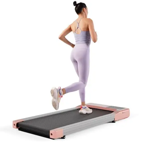 Produktbild: Lacuffy Raceable Walking Pad für Smart Tech Geräte, Laufband für Zuhause mit APP-Steuerung, Max 136/159kg Ausgestattet mit Experten-Trainingskursen, Multi-Runner-Rennen & Echtzeit-Interaktion