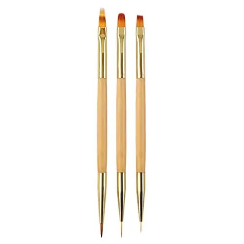 Produktbild: LacyMC Nagelpinsel(3 Stück),Nagel Art Fineliner Pinsel,Professionelle Nagel Pinsel,Gelpinsel für Nägel,für Nail Art Design Painting Salon