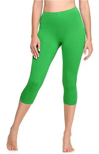 Produktbild: Ladeheid Damen Leggings 3/4 aus Viskose LA40-202(Grün, 42)