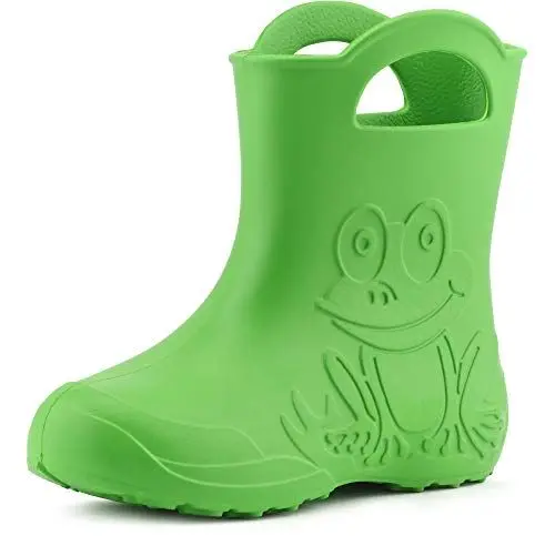 Produktbild: Ladeheid Eva federleichte Kinder Gummistiefel für Jungen und Mädchen Regenschuhe Bequeme und wasserdichte Regenstiefel Kinder LA-CA-01