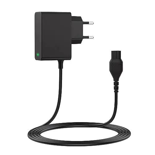 Produktbild: Ladekabel Kompatibel mit kärcher Fenstersauger, 5,5V Netzteil Ladegerät für WV2 WV5 WV6 WV7 KWI 1 WV1 KV4 WV2 Plus WV5 Premium WV5 Plus WV45 WV51 WV52 WV55 WV70, Kabellänge 1,5 m