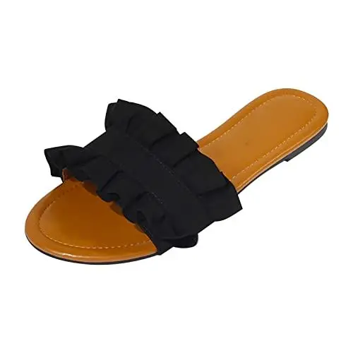 Produktbild: Ladies Ballet Flats Pumps Summer Flat Sandals Are Suitable for Beach Home and Outdoor Wear Loafers Work Smart Office Formal Shoes D-151