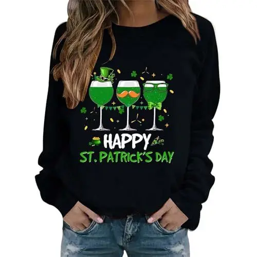 Produktbild: Ladies Clothes Sale Clearance Henley Shirt Damen Langarm Winteroutfits Damen Komplett Weihnachtspulli Mädchen 146 Oversize Damen Pullover Lange Pullover Für Leggings Holiday Clothes For Women Uk