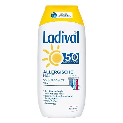 Produktbild: Ladival Sonnenschutz-Gel LSF 50+, 200ml – Für allergische Haut