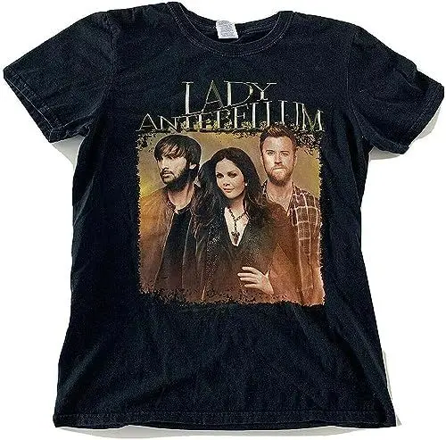 Produktbild: Lady Antebellum Short Sleeve Concert Gildan T-Shirt Women's Size S Black T-Shirts & Hemden(Small)