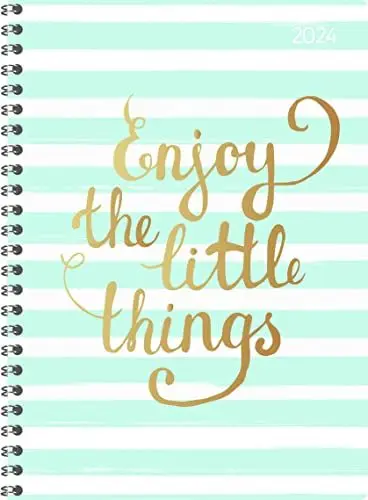 Produktbild: Ladytimer Ringbuch Little Things 2024 - Taschen-Kalender A5 (15x21 cm) - Schüler-Kalender - Weekly - Ringbindung - 128 Seiten - Alpha Edition