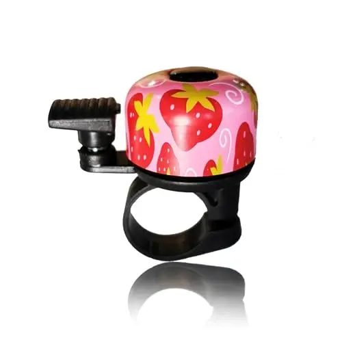 Produktbild: laeeyin Fahrradklingel Mini Fahrrad Klingel Laut Für MTB Rennrad Radfahren, 120 db Fahrradglocke Knackiger Sound Laut für Erwachsene Kinder Jungen Mädchen (Rosa)
