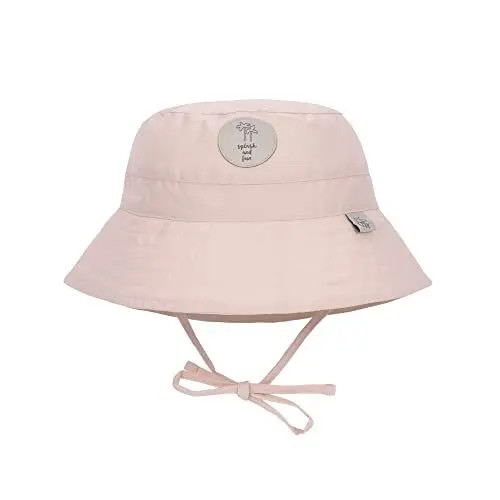 Produktbild: LÄSSIG Baby Kinder Fischerhut Sonnenhut Strandhut Kinderhut Atmungsaktiv Sonnenschutz UV-Schutz 80/Sun Protection Fishing Hat powder pink, 3-6 Monate, Größe: 43/45